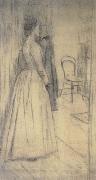Fernand Khnopff Study of Marguerite Khnopff china oil painting artist